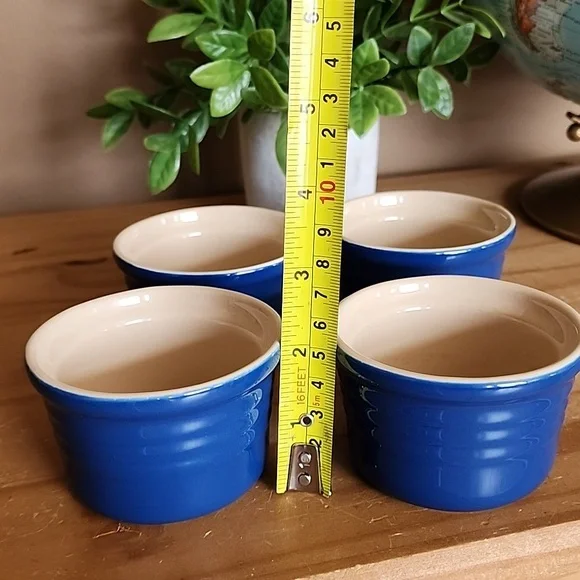 4 Le Creuset Stackable Ramekins Blueberry Color - Picture 15 of 16